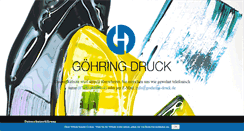 Desktop Screenshot of goehring-druck.de